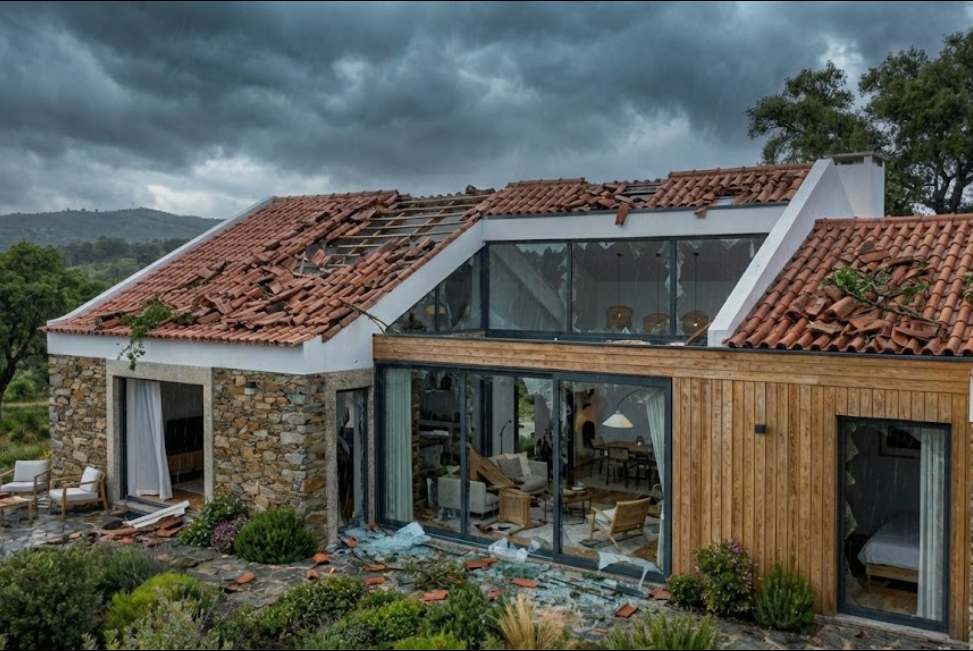 Vendaval provoca danos em imóveis e alerta para a resiliência do património habitacional